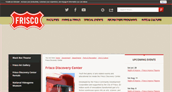 Desktop Screenshot of friscodiscoverycenter.com